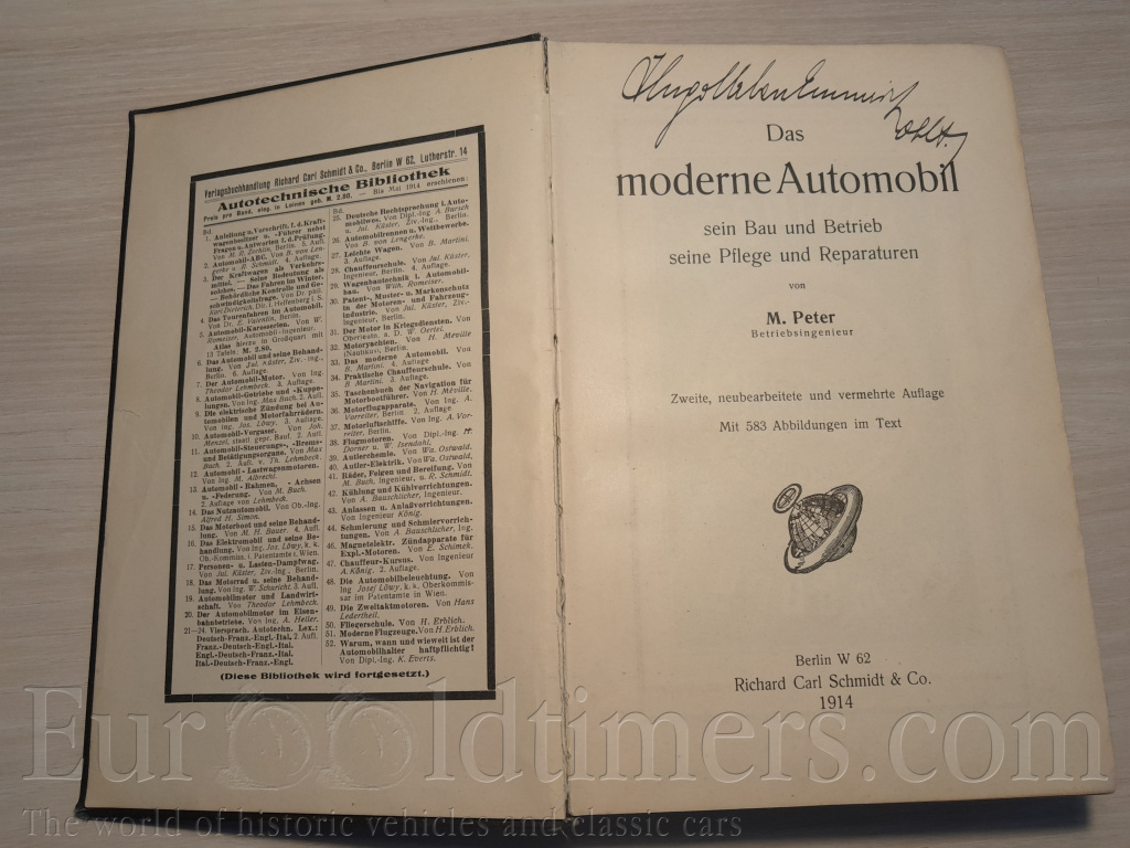 Das moderne Automobil 1914