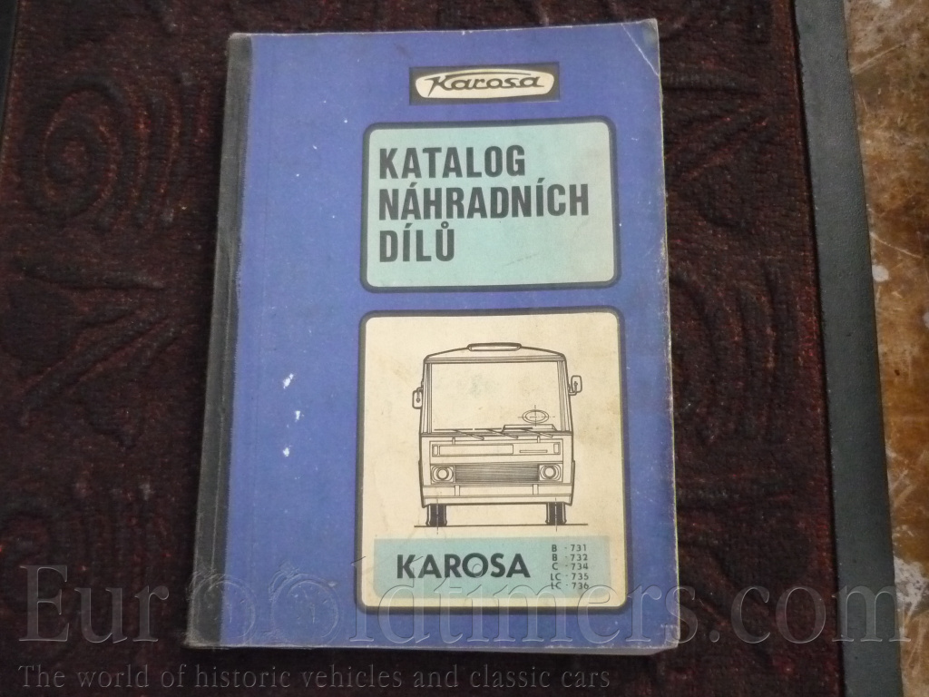 Karosa B 731 - katalog ND, návod