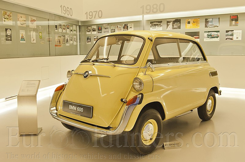 BMW 600 Isetta, r.v. 1958, platné doklady