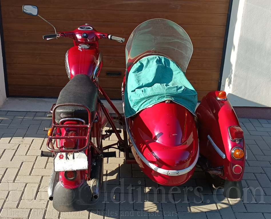 Jawa 350/360 panelka + sidecar originál