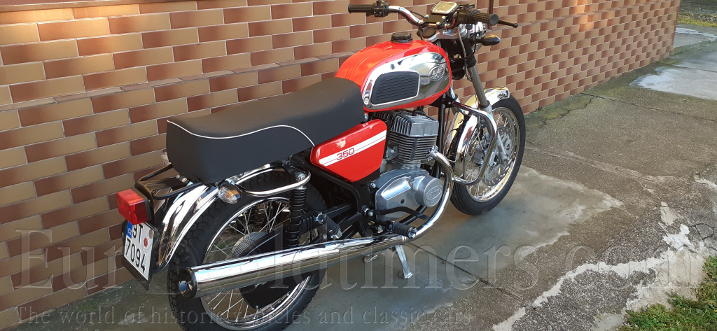 Jawa 350/634 Retro - česká SPZ + doklady