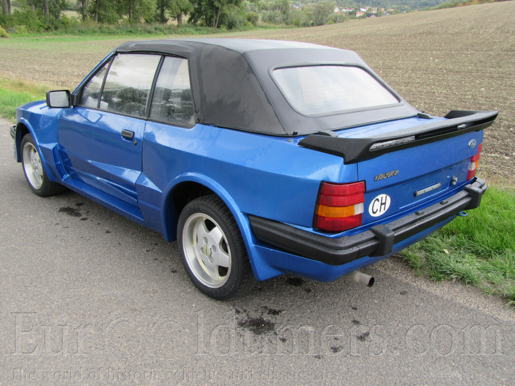 Ford Escort XR3i Cabrio, r.v.1987