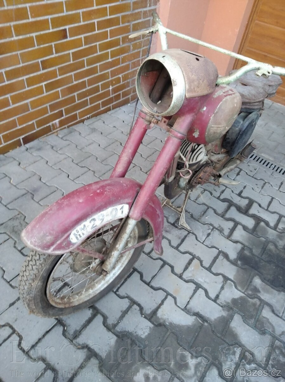 Jawa ČZ 125/351 půlbuben (1954)