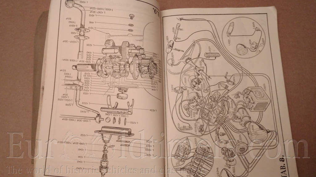 Aero 30HP seznam náhradních dílů