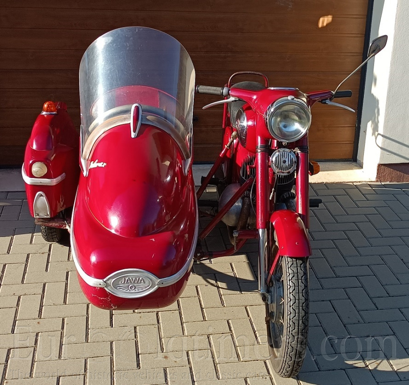 Jawa 350/360 panelka + sidecar originál