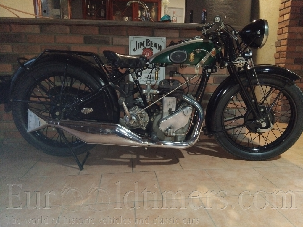 BSA 500 ccm r.v. 1936