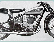 (1938) Jawa 175 OHV závodní silniční