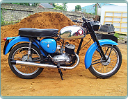 (1968) BSA Bantam D14 175 ccm Tidy in Blue