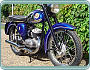 (1968) BSA Bantam D14 175 ccm Tidy in Blue