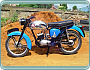 (1968) BSA Bantam D14 175 ccm Tidy in Blue